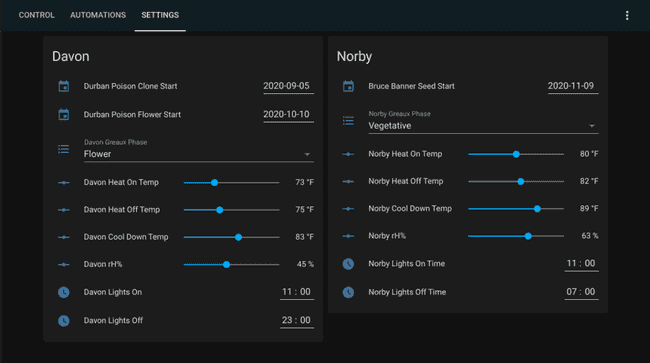 Home Assistant example